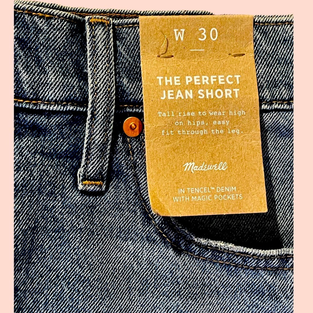 Madewell Jean Shorts NEW with tags W30